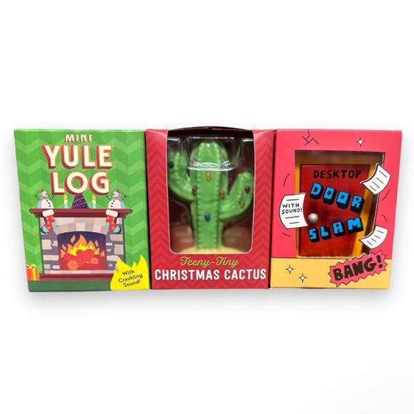 3 Pack of Desktop Holiday Stocking Stuffers! NWT! White Elephant! Christmas - Picture 9 of 11